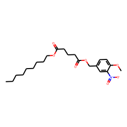 Glutaric acid, 3-nitro-4-methoxybenzyl nonyl ester