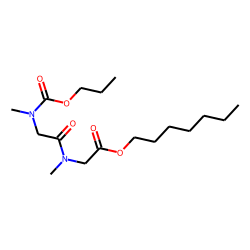 Sarcosylsarcosine, n-propoxycarbonyl-, heptyl ester