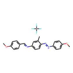 M-toluidine, n-(p-methoxybenzylidene)-4-(p-methoxyphenylazo)-, hydrogen tetrafluoroborate
