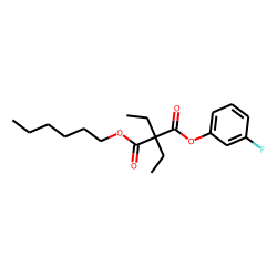 Diethylmalonic acid, 3-fluorophenyl hexyl ester