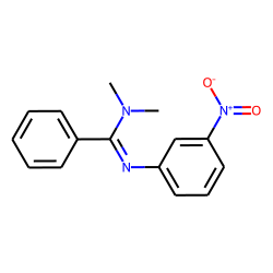 N,N-Dimethyl-N'-(3-nitrophenyl)-benzamidine