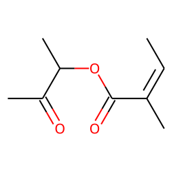 3-Oxobutan-2-yl (E)-2-methylbut-2-enoate