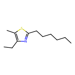 2-hexyl-4-ethyl-5-methyl-thiazole
