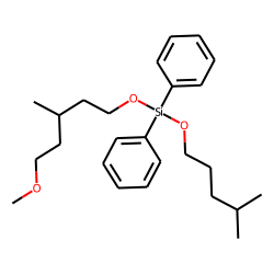 Silane, diphenylisohexyloxy(5-methoxy-3-methylpentyloxy)-