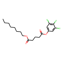 Glutaric acid, octyl 3,4,5-trichlorophenyl ester