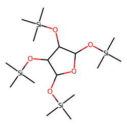 «beta»-D(-)-Ribose, furanose, TMS