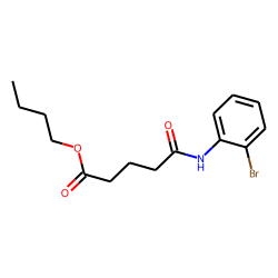 Glutaric acid, monoamide, N-(2-bromophenyl)-, butyl ester