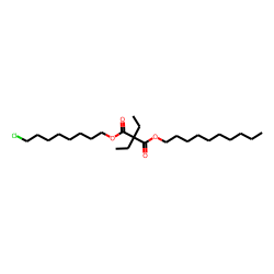 Diethylmalonic acid, 8-chlorooctyl decyl ester