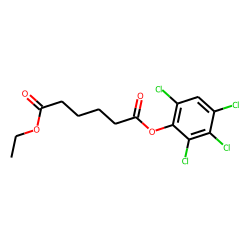 Adipic acid, ethyl 2,3,4,6-tetrachlorophenyl ester