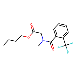 Sarcosine, N-(2-trifluoromethylbenzoyl)-, butyl ester