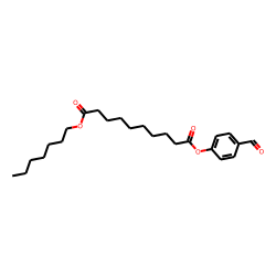 Sebacic acid, 4-formylphenyl heptyl ester