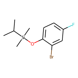 1-Bromo-3-fluoro-6-dimethyl-(isopropyl)-silyloxybenzene
