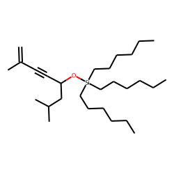 2,7-Dimethyl-4-trihexylsilyloxyoct-7-en-5-yne