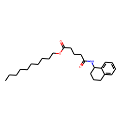 Glutaric acid monoamide, N-(1,2,3,4-tetrahydronaphth-1-yl)-, decyl ester
