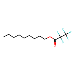 Pentafluoropropionic acid, nonyl ester