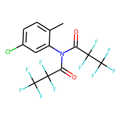 5-Chloro-2-methylaniline, N,N-bis(pentafluoropropionyl)-
