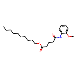 Glutaric acid, monoamide, N-(2-methoxyphenyl)-, decyl ester