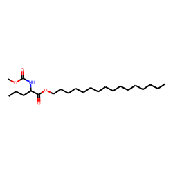 l-Norvaline, N-methoxycarbonyl-, hexadecyl ester