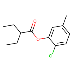 2-Ethylbutyric acid, 2-chloro-5-methylphenyl ester