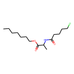 D-Alanine, N-(5-chlorovaleryl)-, heptyl ester