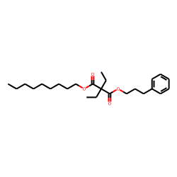 Diethylmalonic acid, nonyl 3-phenylpropyl ester