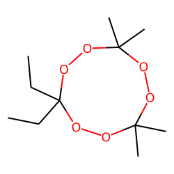 1,2,4,5,7,8-hexaoxacyclononane, 3,3,6,6-tetramethyl, 9,9-diethyl