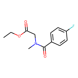 Sarcosine, N-(4-fluorobenzoyl)-, ethyl ester
