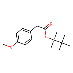 4-Methoxyphenylacetic acid, TBDMS