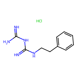 Biguanide, 1-phenethyl-, hydrochloride