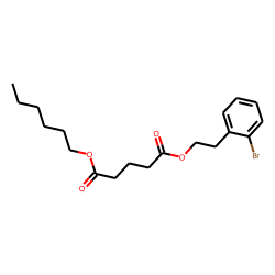 Glutaric acid, 2-(2-bromophenyl)ethyl hexyl ester