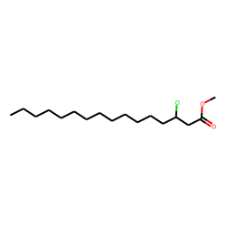 3-Chlorohexadecanoic acid, methyl ester