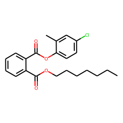 Phthalic acid, 4-chloro-2-methylphenyl heptyl ester