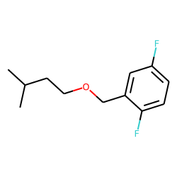 2,5-Difluorobenzyl alcohol, 3-methylbutyl ester