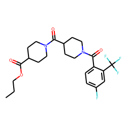 Isonipecotinoylisonipecotic acid, N'-(4-fluoro-2-trifluoromethylbenzoyl)-, propyl ester