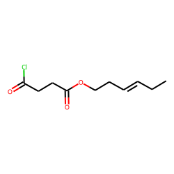 Succinic acid, monochloride cis-hex-3-enyl ester
