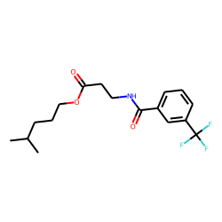 «beta»-Alanine, N-(3-trifluoromethylbenzoyl)-, isohexyl ester