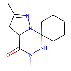 4,5,6,7-Tetrahydropyrazolo[1,5-d][1,2,4]-triazin-4-one, 2,5-dimethyl-7,7-pentamethylene