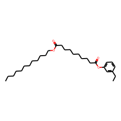 Sebacic acid, dodecyl 3-ethylphenyl ester