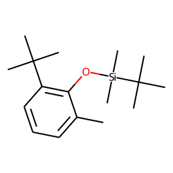 2-tert-Butyl-6-methylphenol, O-tert-butyldimethylsilyl-