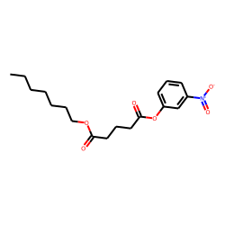 Glutaric acid, heptyl 3-nitrophenyl ester