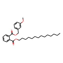 Phthalic acid, 3-methoxybenzyl tetradecyl ester