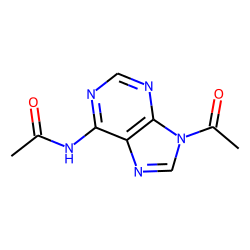 Adenine, N,N'-diacetyl-