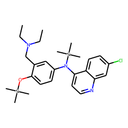 7-Chloro-N-(3-[(diethylamino)methyl]-4-[(trimethylsilyl)oxy]phenyl)-N-(trimethylsilyl)quinolin-4-amine