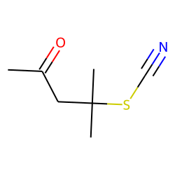 Thiocyanic acid, 1,1-dimethyl-3-oxobutyl ester