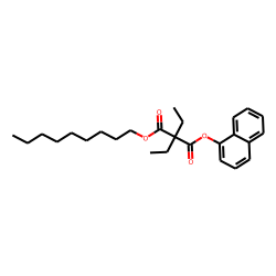 Diethylmalonic acid, 1-naphthyl nonyl ester