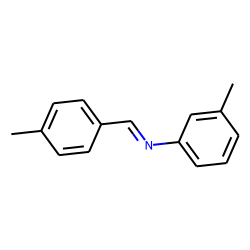 (p-methylbenzylidene)-(3-methylphenyl)-amine