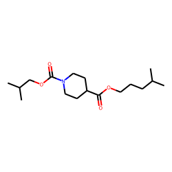 Isonipecotic acid, N-isobutoxycarbonyl-, isohexyl ester