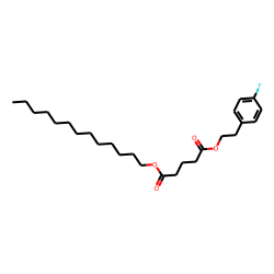 Glutaric acid, 2-(4-fluorophenyl)ethyl tridecyl ester