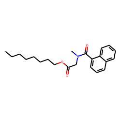Sarcosine, N-(1-naphthoyl)-, octyl ester