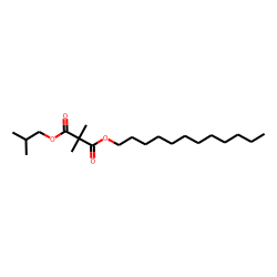 Dimethylmalonic acid, dodecyl isobutyl ester